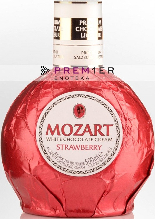 Liker Mozart Strawberry & White Chocolate Cream Enoteka Premier vinoteka  Novi Beograd