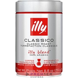 Illy Classico 100% Arabica Blend Moka mlevena kafa 