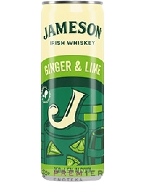 Jameson Ready To Drink Whiskey Ginger & Lime Cocktail 