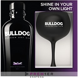 Bulldog London Dry Gin 0.70l sa Copa čašom Gift Set